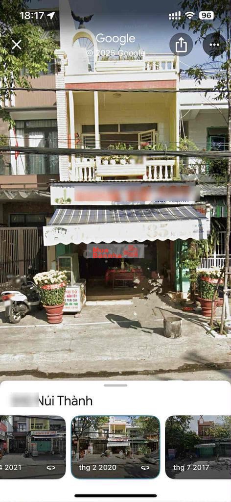 Cần bán gấp nhà mặt tiền đường Núi Thành