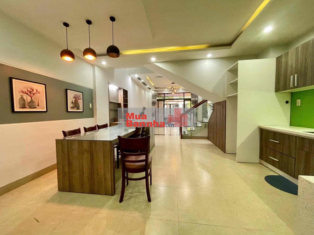 Bán nhà 2 tầng mới đẹp có nội thất Mt đường Hoài Thanh, Mỹ An, NHS