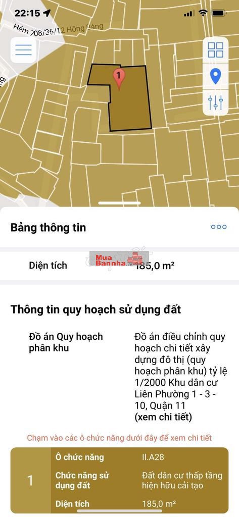 Định cư_bán Rẻ TS nhà có 186m2x125tr kế cầu CâyGõ Q11-Q6 xd Villa/CHDV