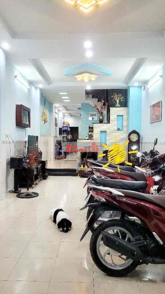 NHÀ ĐẸP 4 TẦNG MẶT TIỀN ĐƯỜNG KDC PHÂN LÔ PHẠM THẾ HIỂN P. BÌNH ĐÔNG