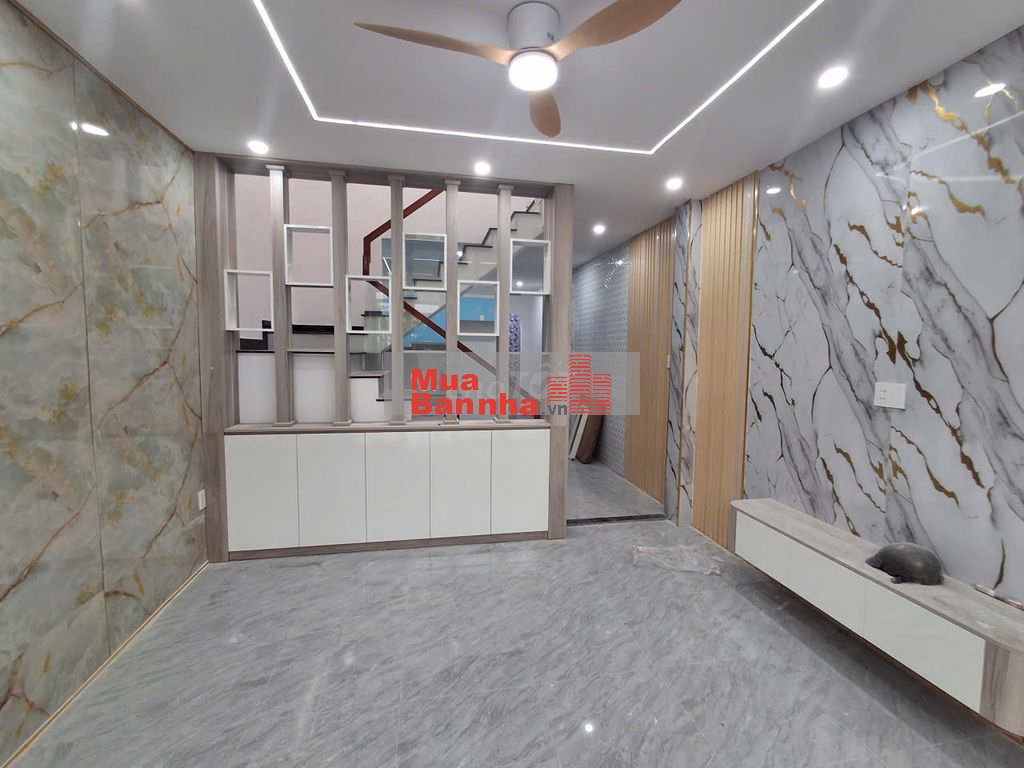 Bán nhà mới ra lò tại Đông Hưng Thuận, Quận 12, 64m2, giá 5ty390, HXH