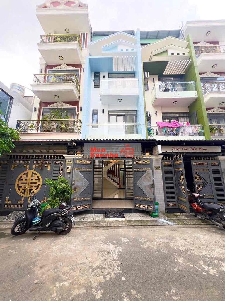 nhà cần bán 4x15m 4 tầng, hẻm xe hơi gần trường Kim Đồng, gần chợ