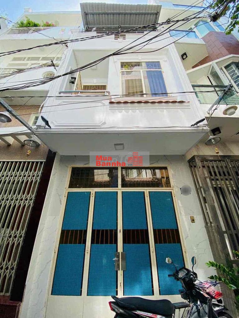 BÁN NHÀ HẺM 4M BÀ HẠT Q10. (3.6M X 10.5M). 3 TẦNG ĐÚC. GIÁ 7.2 TỶ TL