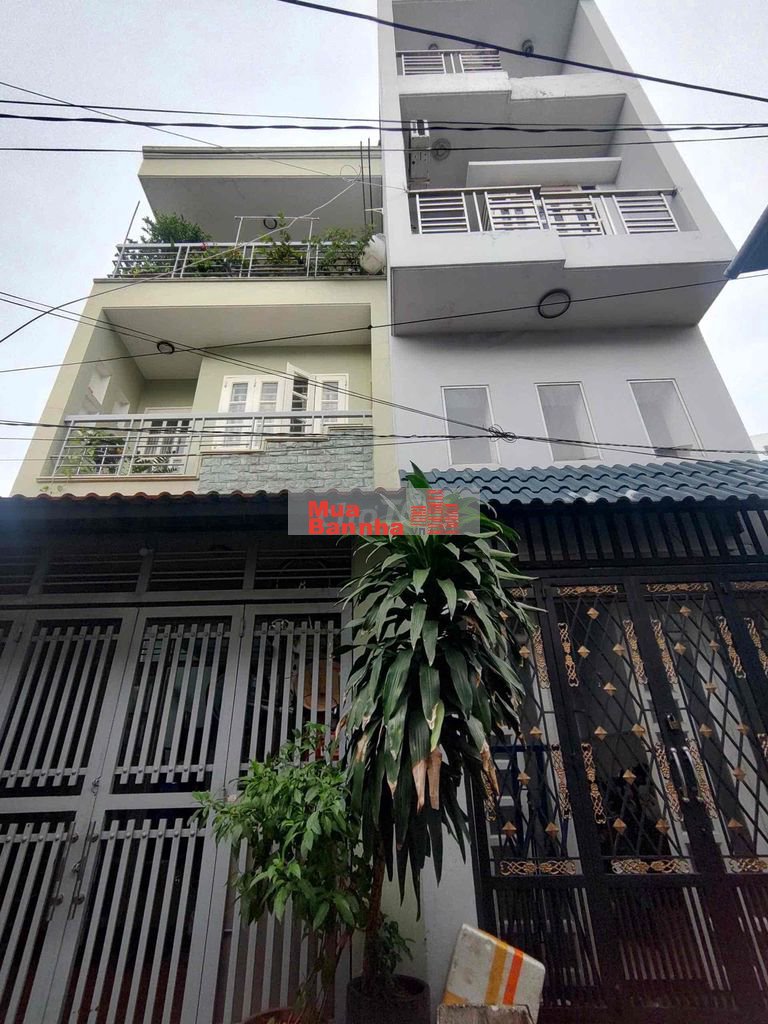 Nhà Đường Số 30, P6, Gò Vấp, Hẻm 5m, 4Tầng, Giá 5.5tỷ.
