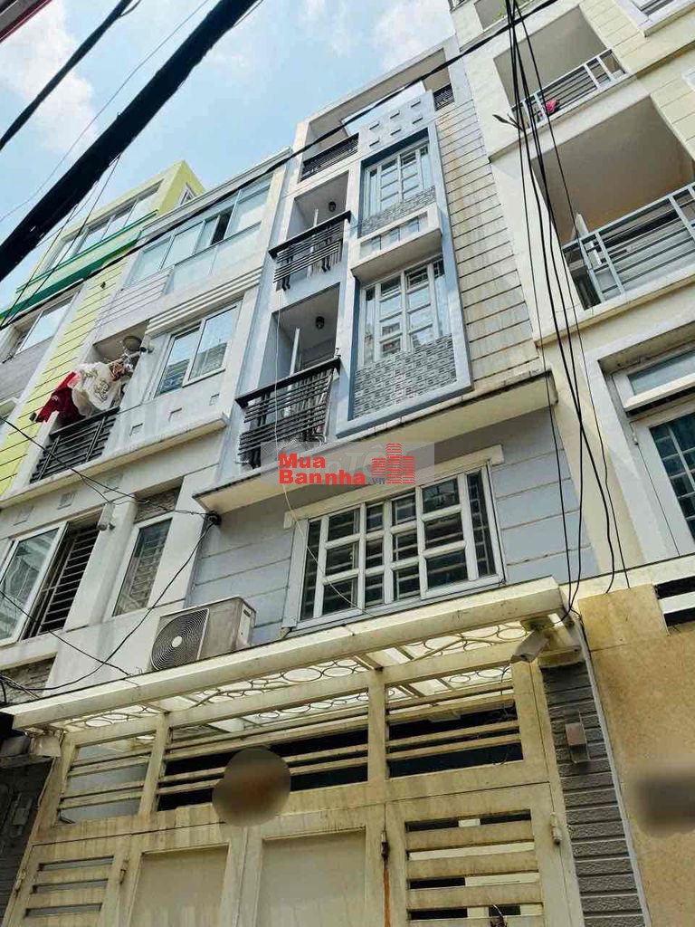 BÁN GẤP NHÀ HẺM XE HƠI NGUYỄN THIỆN THUẬT 3m x 10m 5 TẦNG GIÁ 7.3 TỶ