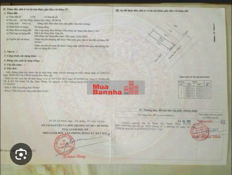 Kẹt tiền nên bán gấp căn nhà ở Tân Hiệp- Hóc Môn,DT109m2,Giá1tỷ020.SHR