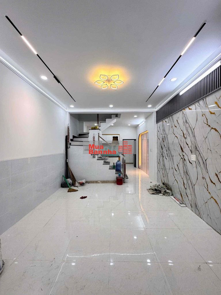 NHÀ MỚI 1/ HẺM THÔNG Ô TÔ - GẦN NGÃ TƯ BỐN XÃ, DT: 4m x 10m (40m²).