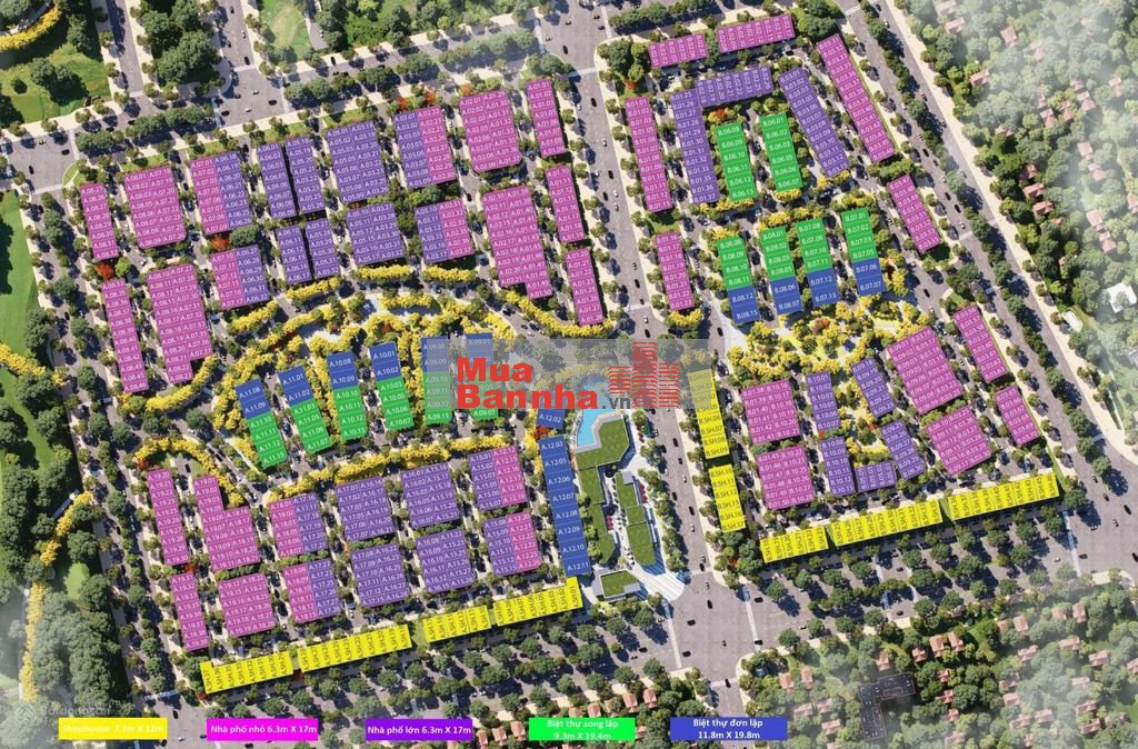 KHU DÂN CƯ TUONG LAI,  2 MAT THOANG GIA 6,5 TY -  spring resident 8ty