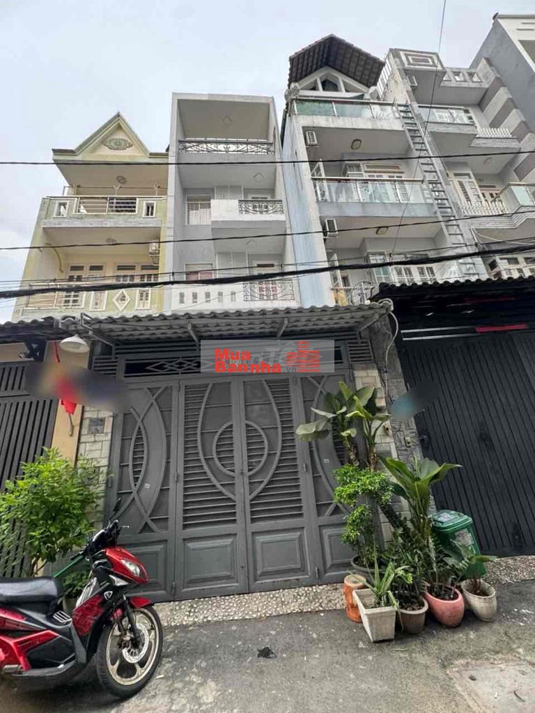 NHÀ 4 LẦU HẺM Ô TÔ KẾ BÊN CÔNG VIÊN LÀNG HOA LÊ VĂN THỌ P11 GV 8TỶ4 TL