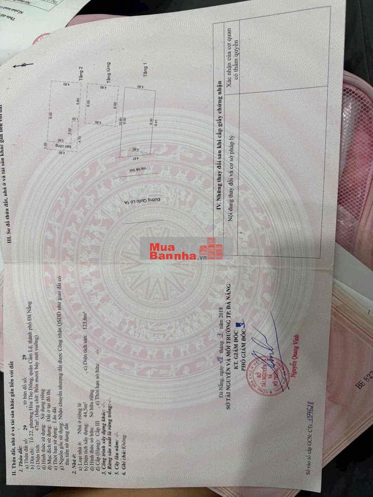 Bán nhà 2,5 tầng mặt tiền trường chinh