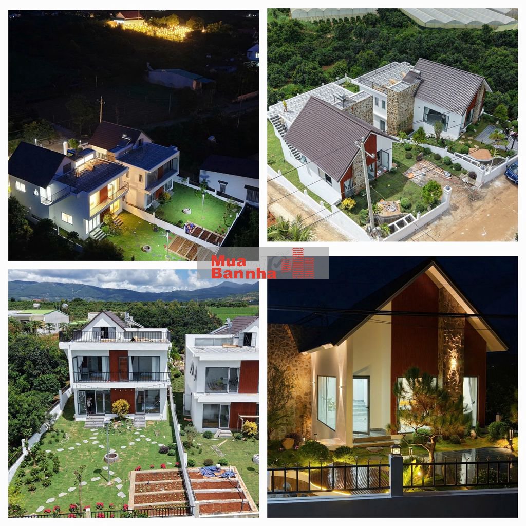 Bán villa nhà vườn nghỉ dưỡng ven Đà Lạt 375m² 300m thổ cư sổ riên