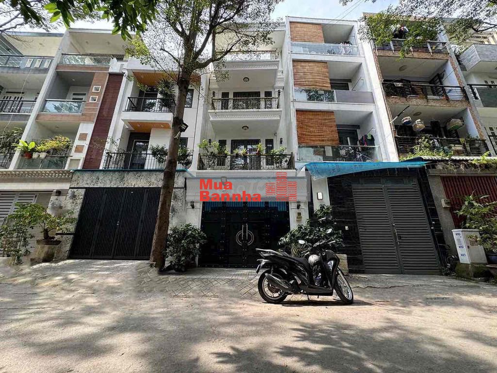 NHÀ MỚI ĐẸP Đường Đặng Thuỳ Trâm. Bình Thạnh, DT 4,5m x 16m, 4 PN