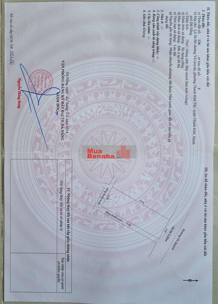 Bán đất tặng nhà, mặt tiền sát biển 150m