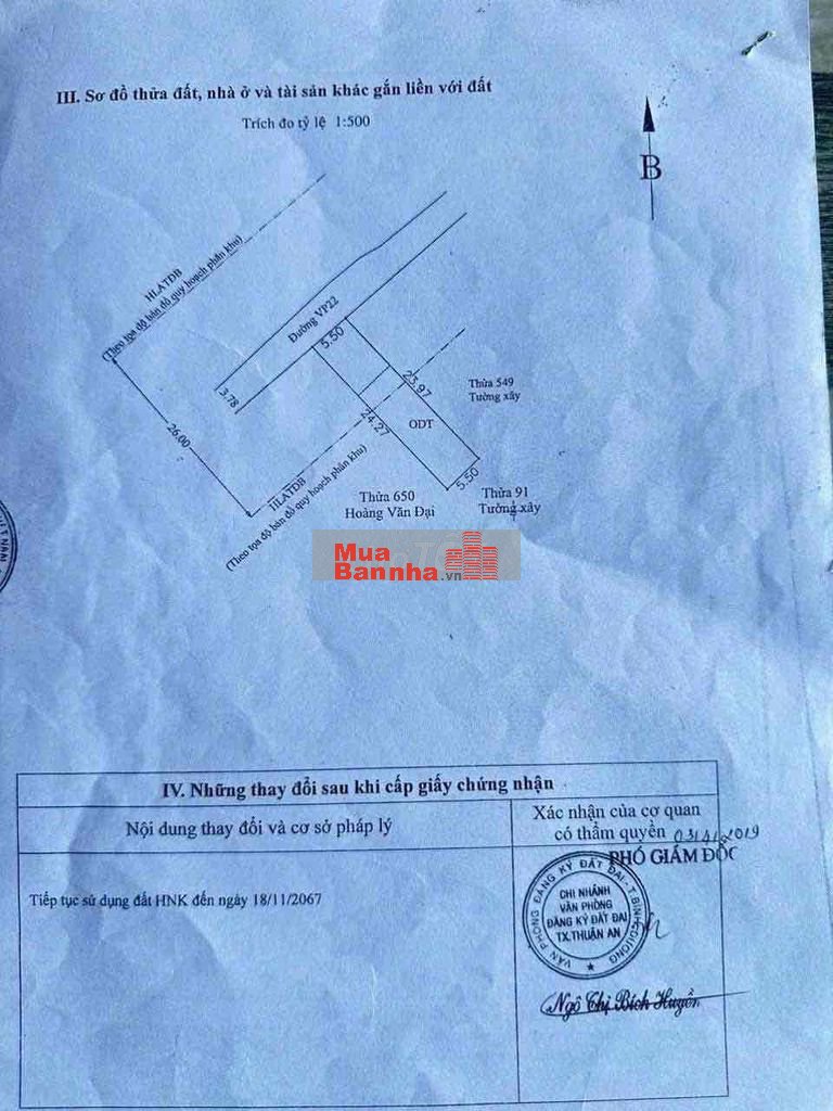 NHÀ CẤP 4 MẶT TIỀN 134M VĨNH PHÚ 22 GẦN CẦU VĨNH BÌNH