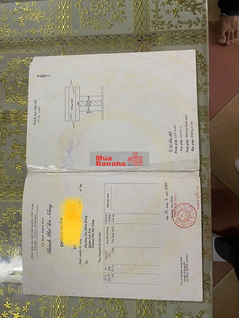 Nhà mặt tiền 72m2, 2 phòng ngủ, đường Hoa Lư, Nại Hiên Đông