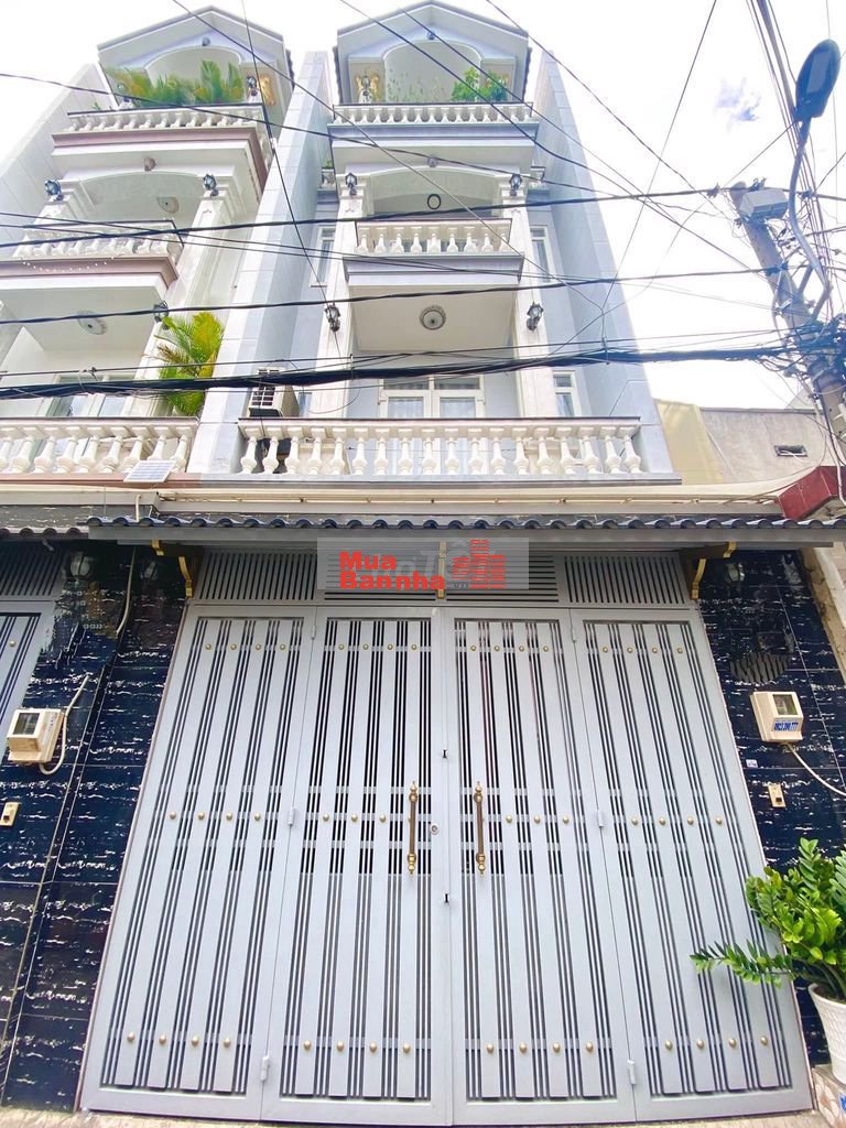 Bán gấp nhà 4 tầng Tân cổ điển,HXH thông sát kênh Tham Lương,Gò Vấp