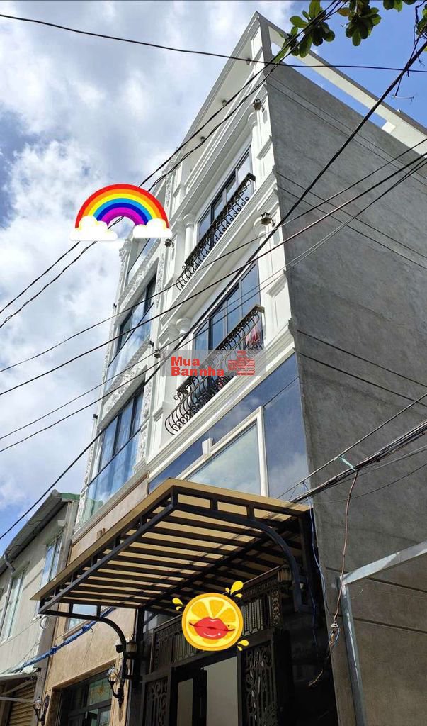 Bán nhà hẻm xe tải 1/sát MT chủ xây đúc 5Tầng 4PN, kề bên Aeon Tân Phú