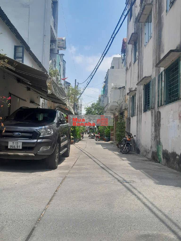 NHÀ HÈM XE HƠI ĐỖ CỬA- 61M2- NGANG 5.8- 4 PHÒNG NGỦ, TIỆN Ở VÀ KD CF