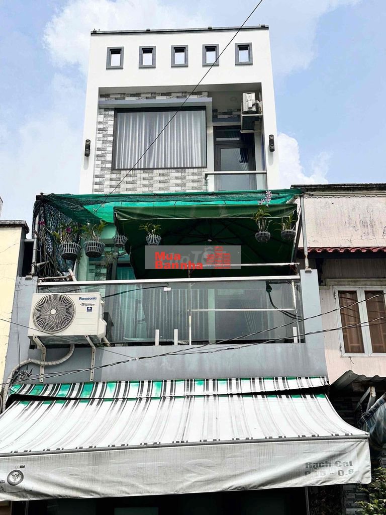 NHÀ 4 TẦNG – MẶT TIỀN RẠCH CÁT – KINH DOANH TỐT – QUẬN 8