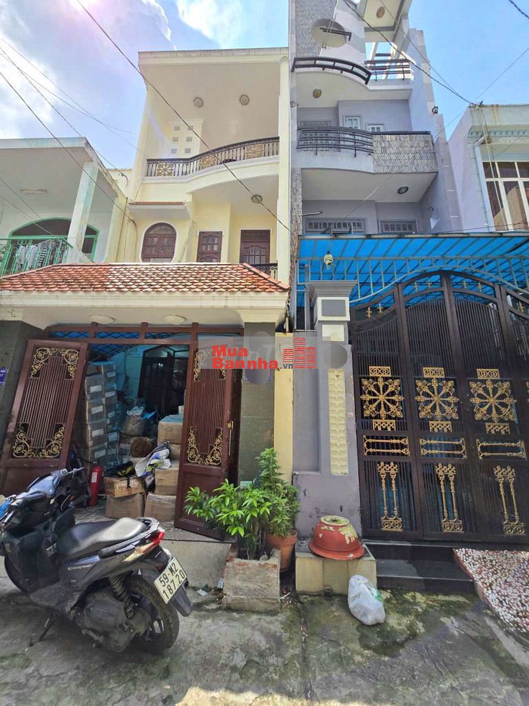 Bán nhà 3 tầng 4,5 x 20 hẻm 6m 1/ Lê Văn Thọ, hẻm thẳng tắp, giá TL.