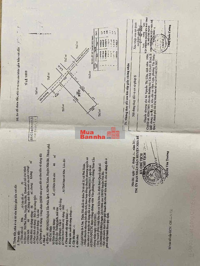 Bán Nhà shr biệt 4m x 12m, Huỳnh Tấn Phát, Nhà Bè giá 2,3 Tỷ.