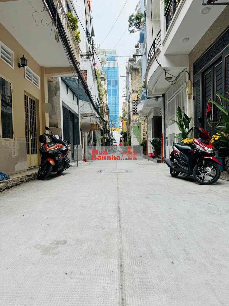 Hẻm Chuẩn 4.5M Nguyễn Đình Chiểu. (3.2m x 11.5m). 4 Tầng. Giá 8.5 Tỷ