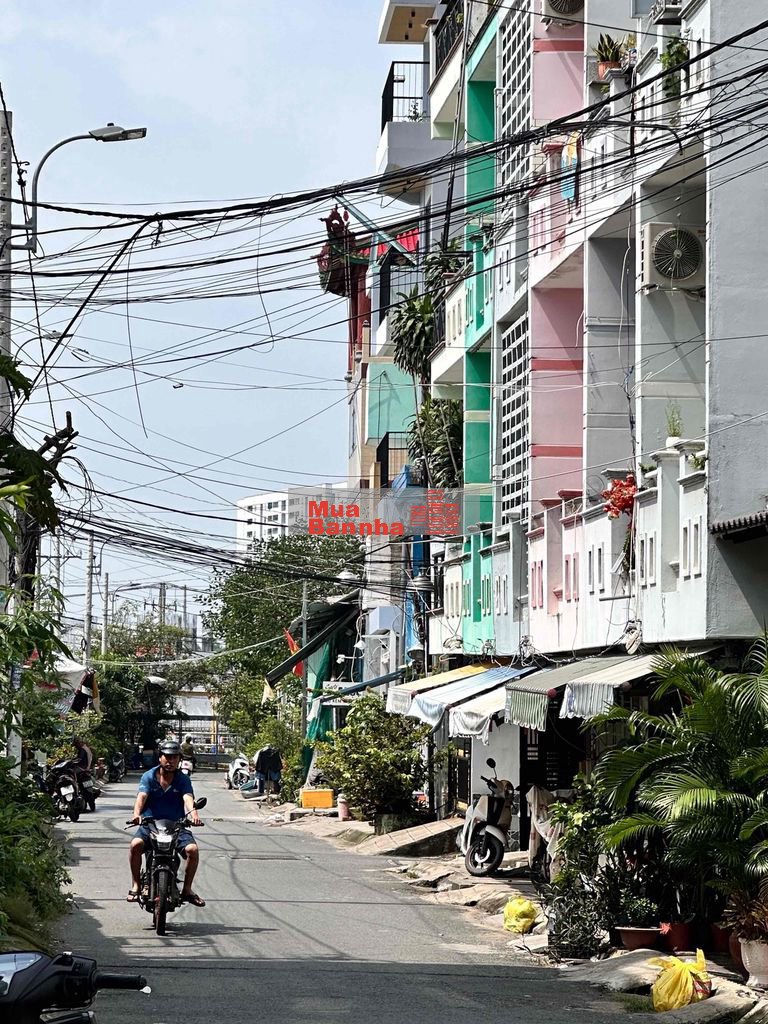 NHÀ 4 TẦNG – HẺM XE HƠI – NGANG 6M – MỄ CỐC QUẬN 8 – SHR – HCĐ