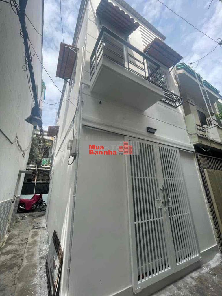 NHÀ MỚI XINH TRUNG TÂM BÌNH THẠNH 🌿 24M² – 2PN, 2WC – THIẾT KẾ HIỆN ĐẠ