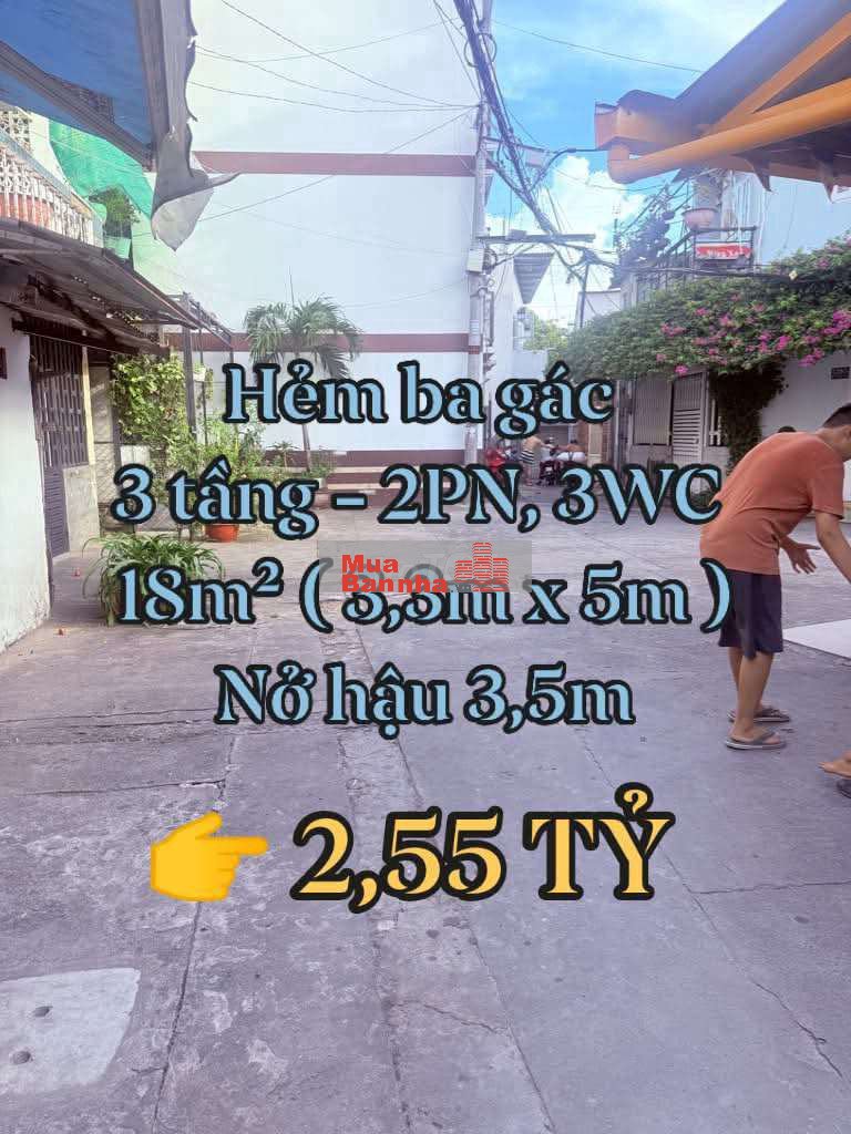 Bán nhà Gò Vấp, Hẻm ba gác Lương Ngọc Quyến thông Nguyễn Văn Nghi- 387