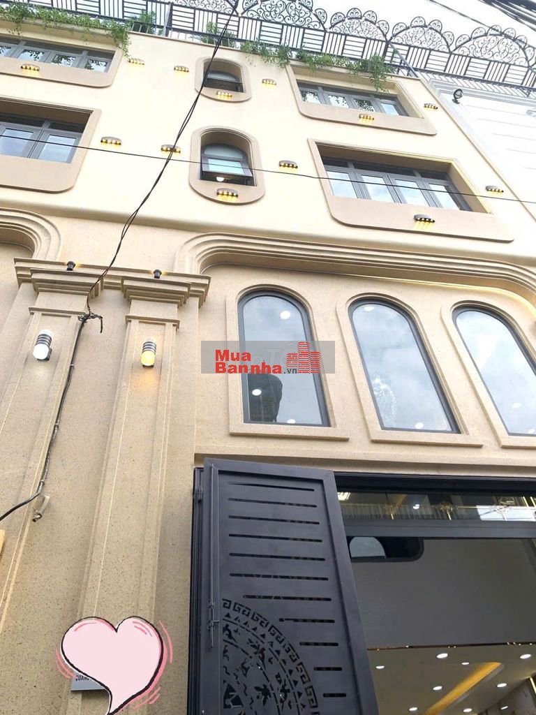 Bán nhà xây mới hẻm xe hơi 5m Quang Trung, P.8, 5 x 8, giá 6.59 tỷ tl