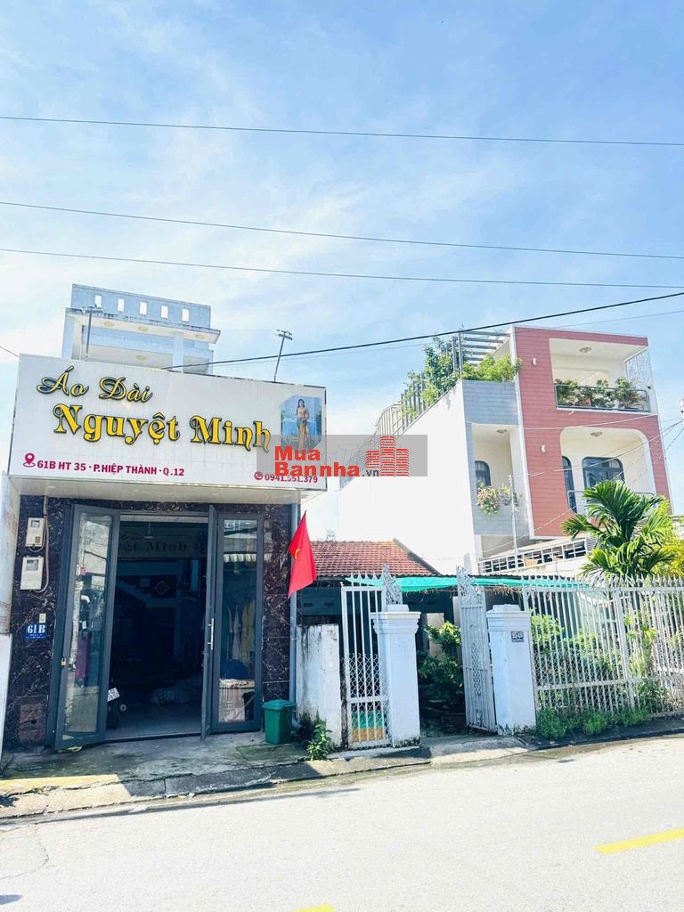 nhà đúc 2 tấm hiệp thành 35 phường hiệp thành Q12 dt: 109m2