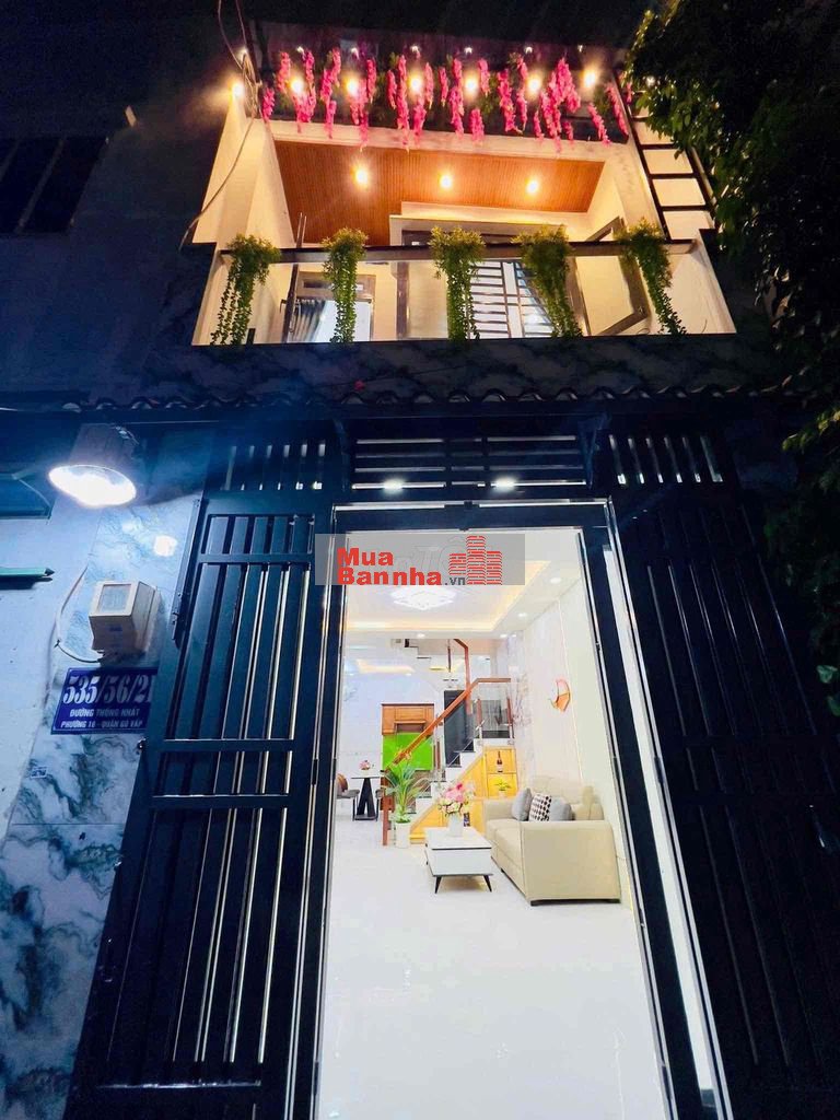 Nhà bán Gò Vấp Thống Nhất Phường 16 An Hội Đông Tp.HCM