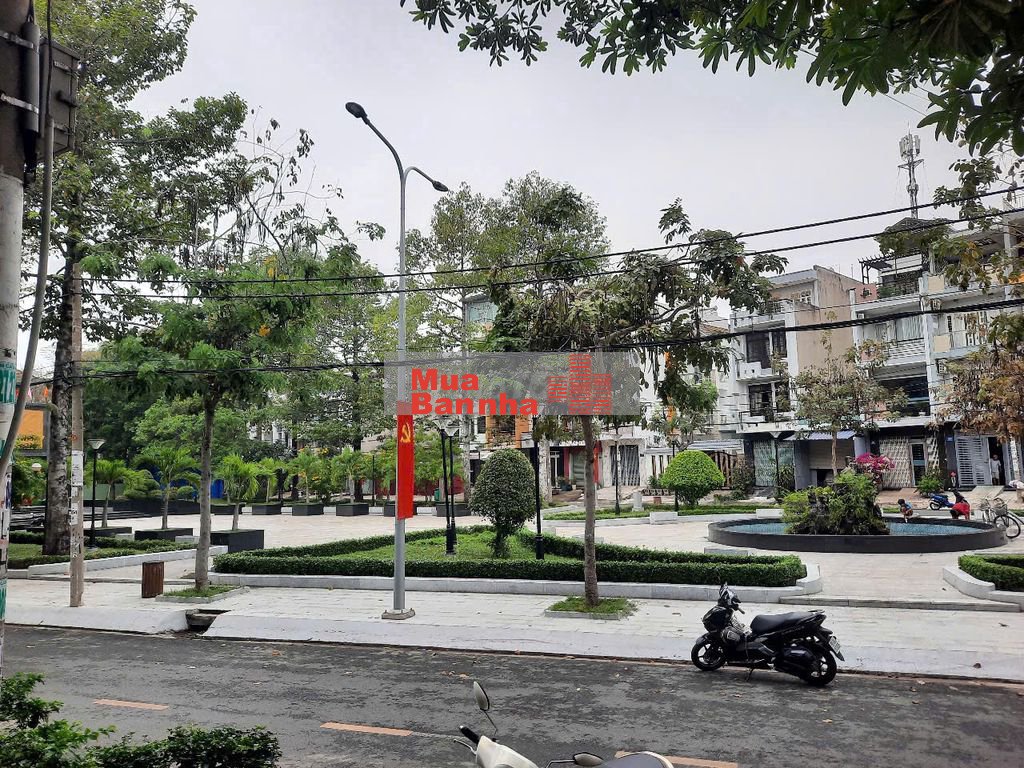 💯ĐỐI DIỆN CÔNG VIÊN🍃🌿Nhà đẹp MTNB 12m KDC Bình Phú 5x15m 4 tầng 5PN