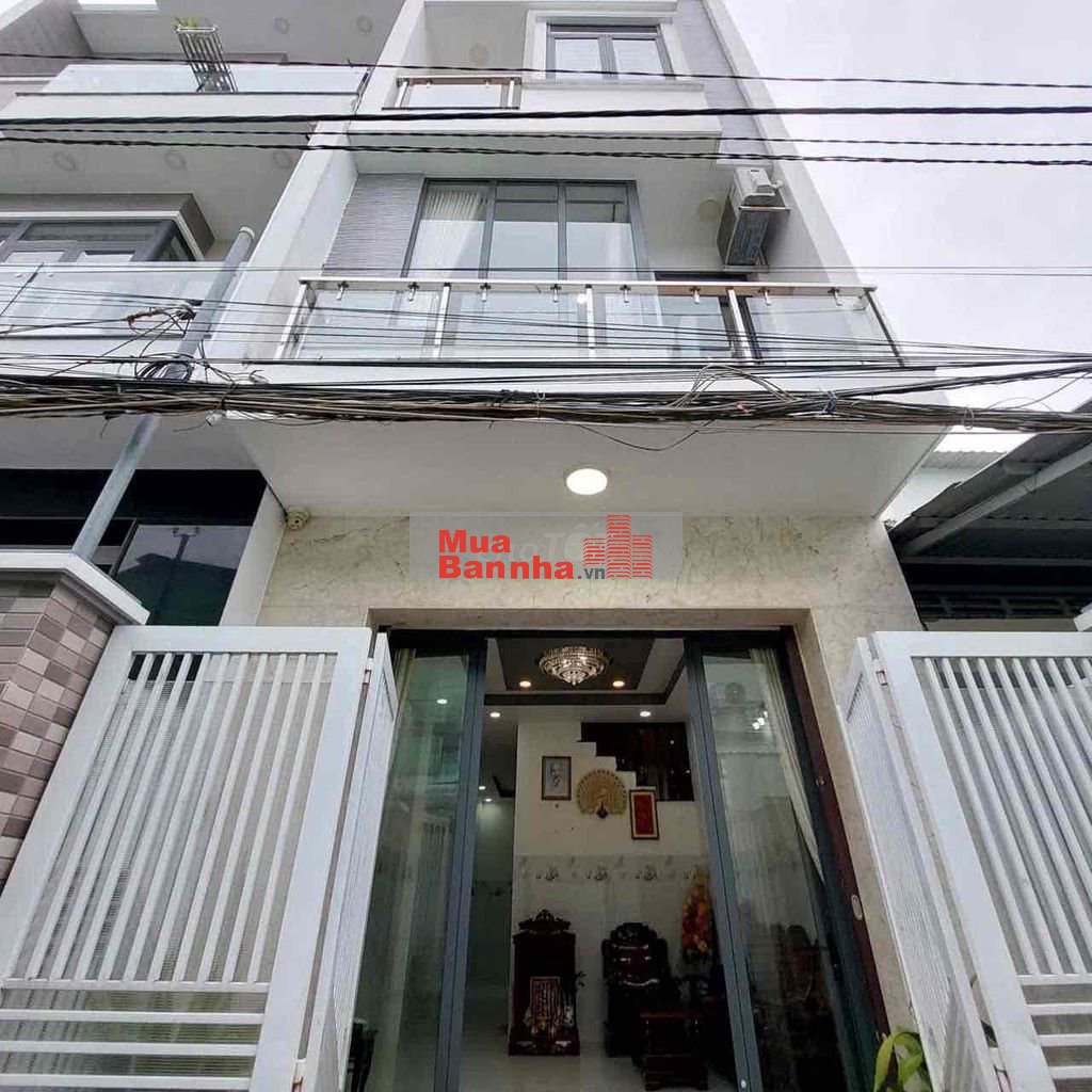 [ Phường 6, TP. Mỹ Tho] Nhà 1 trệt 3 lầu trung tâm thành phố Mỹ Tho