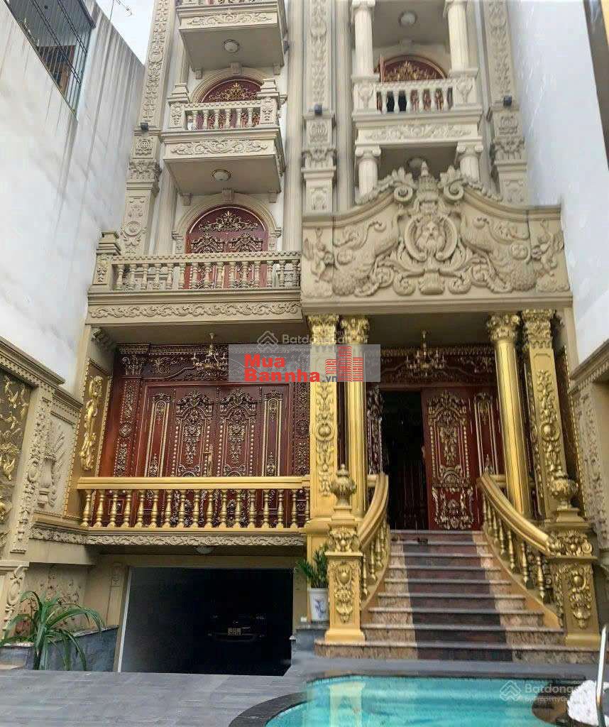 Biệt thự 2 mặt tiền 180m2 Lê Đức Thọ 5 tầng+hầm thang máy NT cao cấp