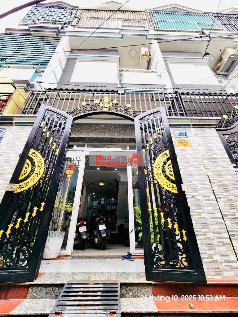 🛑Nhà hẻm ô tô , 3 tầng Tám Danh (3.6x13.4m) P4 Q8