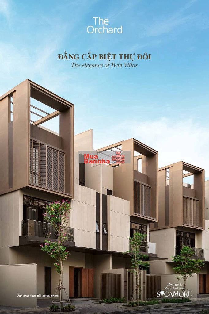 BT Song lập The Orchard TP. Mới nhận nhà Q.IV/2025 giá từ 15 tỷ all in