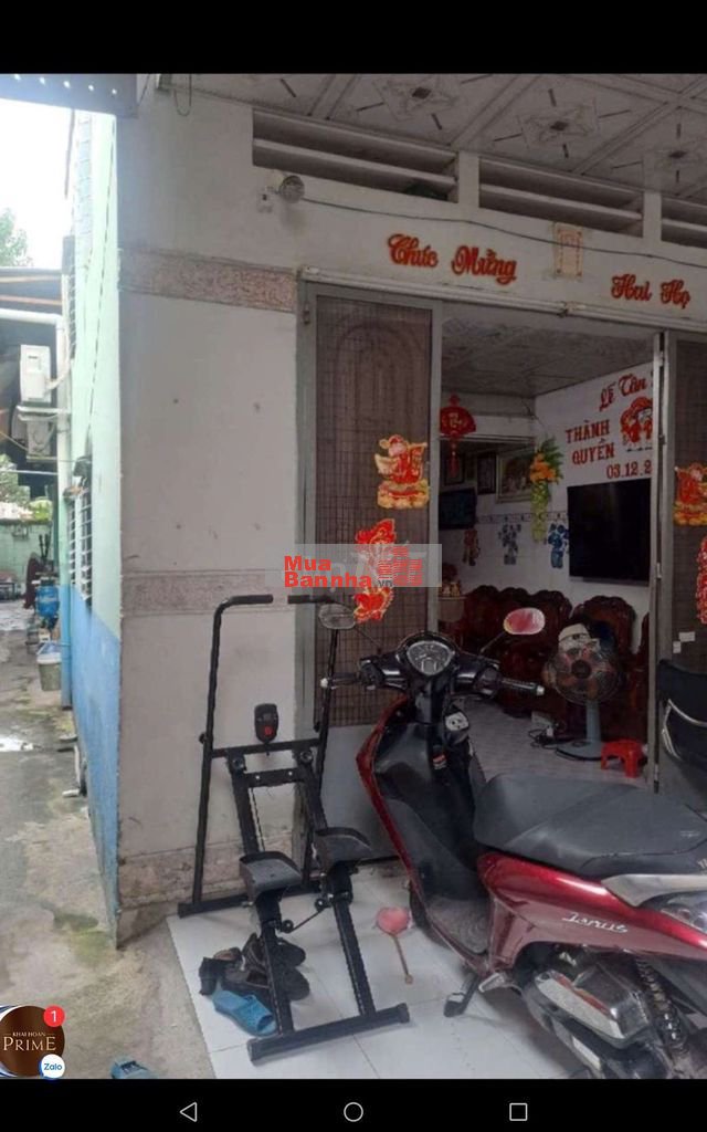 BÁN NHÀ CẤP 4 5X20 CÓ 5 PHÒNG TRỌ PHÍA SAU GIÁP THỦ ĐỨC HẺM XE HƠI