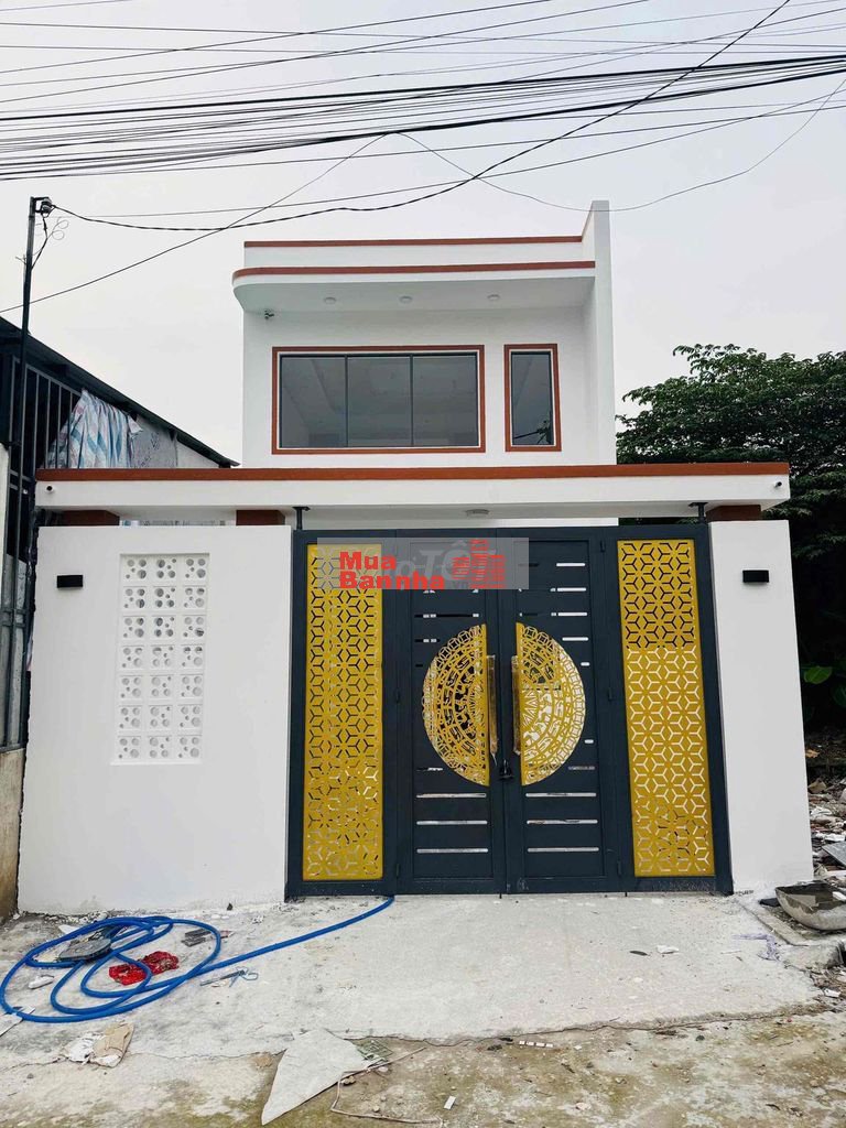 bán nhà trệt lửng giá rẻ Thới Hoà Bến Cát Bình Dương