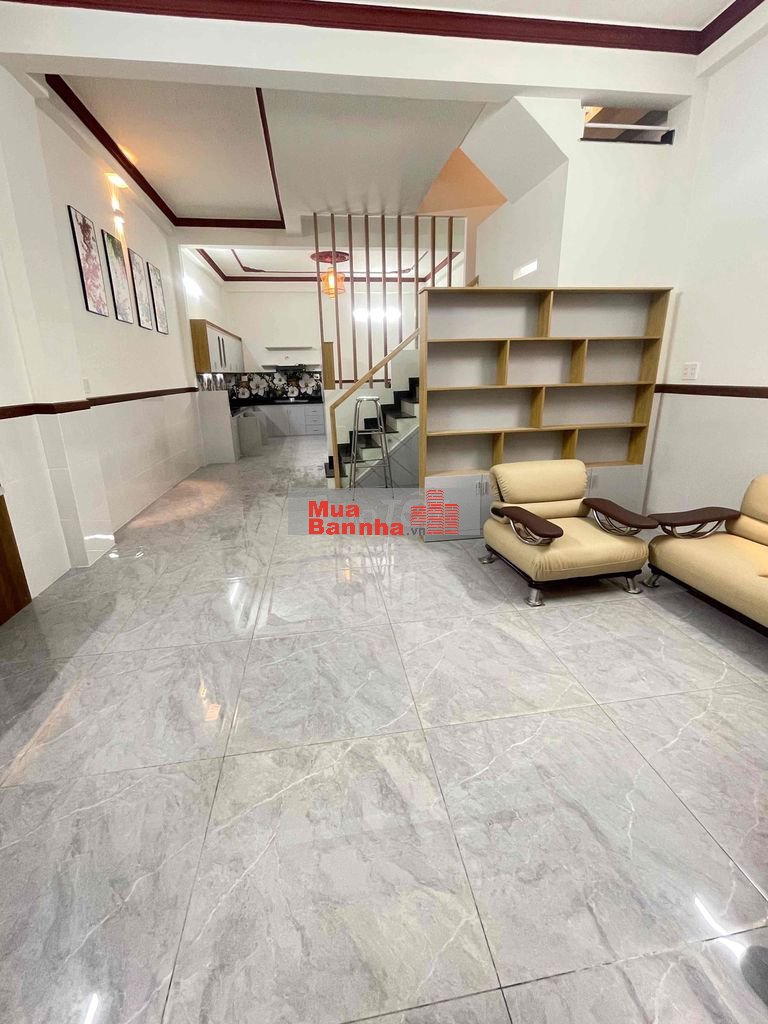 Nhà Mới.SHR.Hẻm 5M Lý Thánh Tông.DT:80mTrệt Lầu 3PN 3WC Full Nội thất