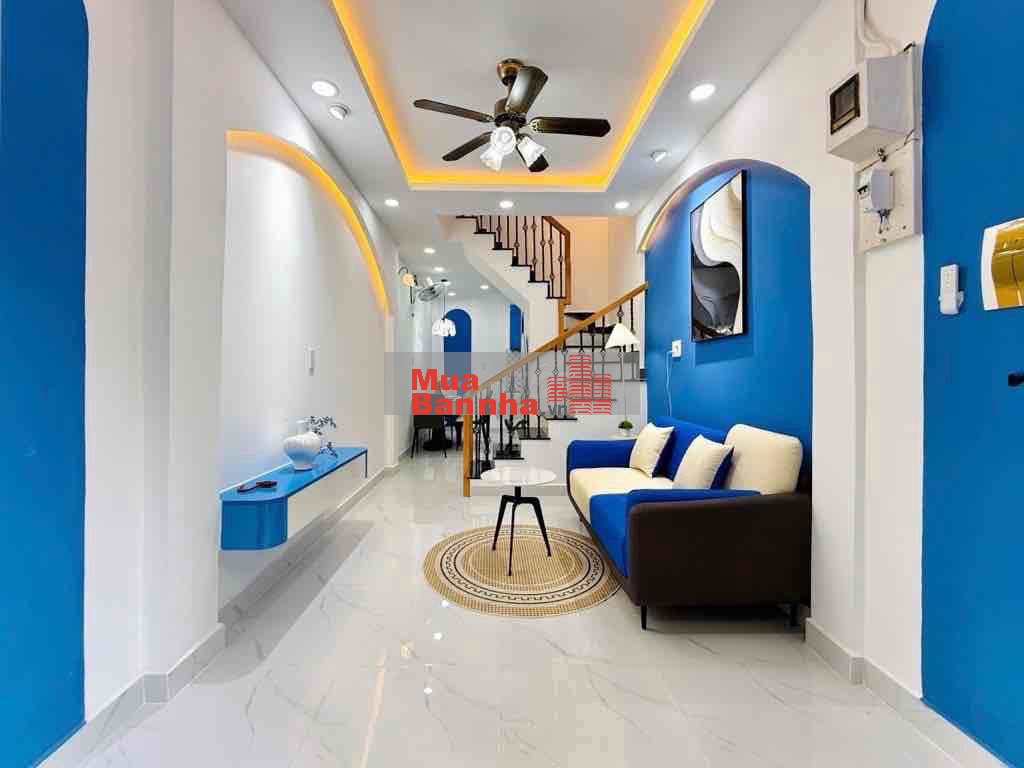 Nhà mới ngay ngã 6 gò vấp, full nội thất