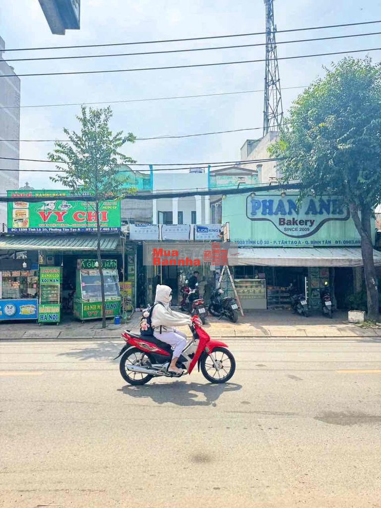 Mặt Tiền Kinh Doanh Tỉnh Lộ 10 Q.Bình Tân 1 Trệt 1 Lầu Hoàn Công Đủ