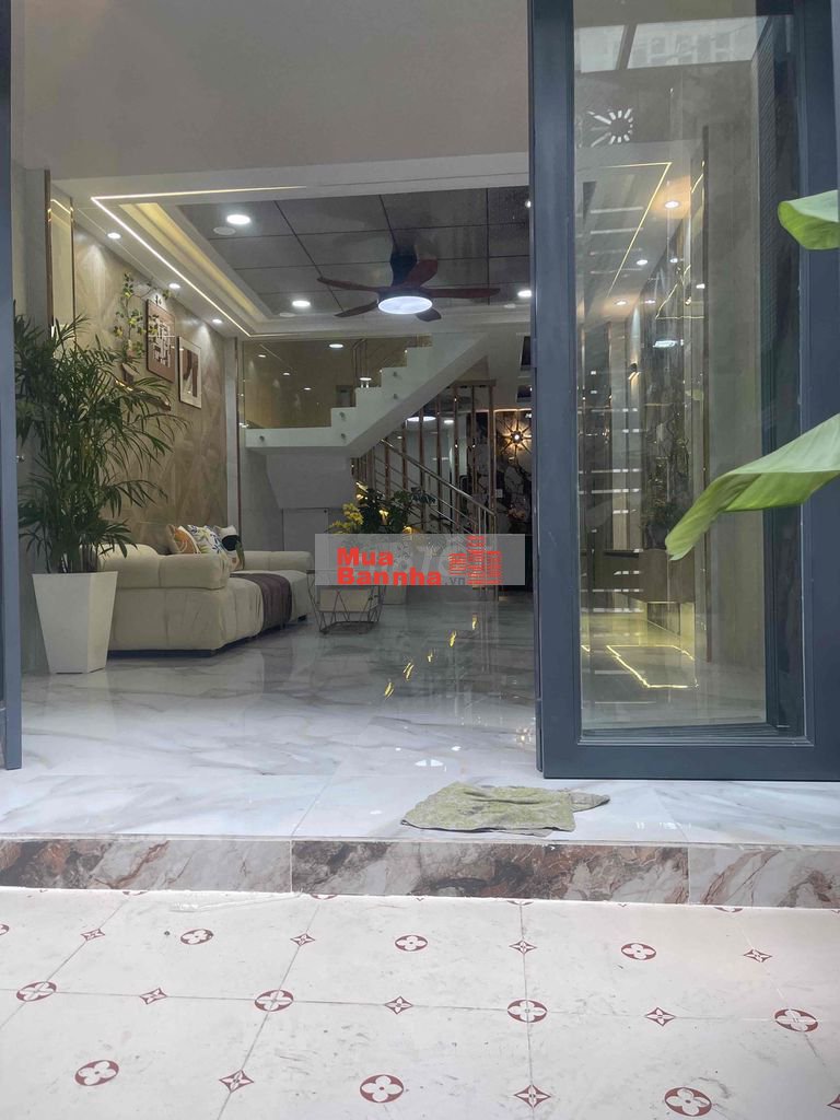 NHÀ 4 TẦNG Q6 -gần Chợ Phú Lâm - Hẻm Thông 110 Bà Hom