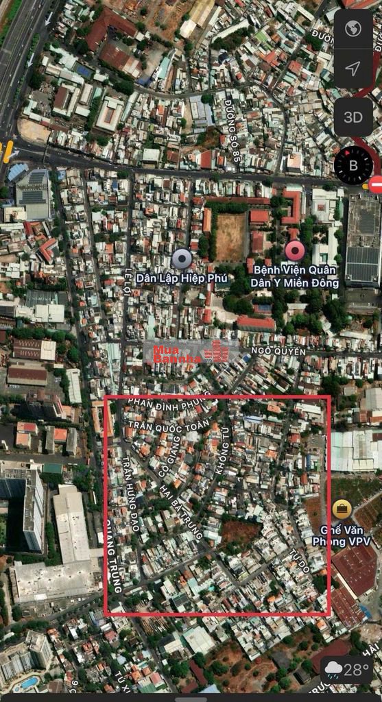 BÁN NHÀ MẶT TIỀN KHU HIỆP PHÚ | CHỢ KIẾN THIẾT | 98m2(4*23m ) 9.8 TỶ