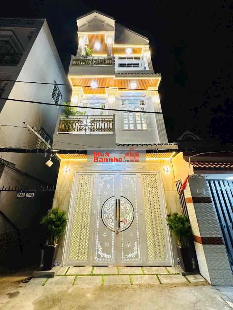 BÁN NHÀ 3 TẦNG, HXH THÔNG, Ở NGAY, 3 TẦNG, 4PN, KẾ QUẬN 7, NHỈNH 6 TỶ