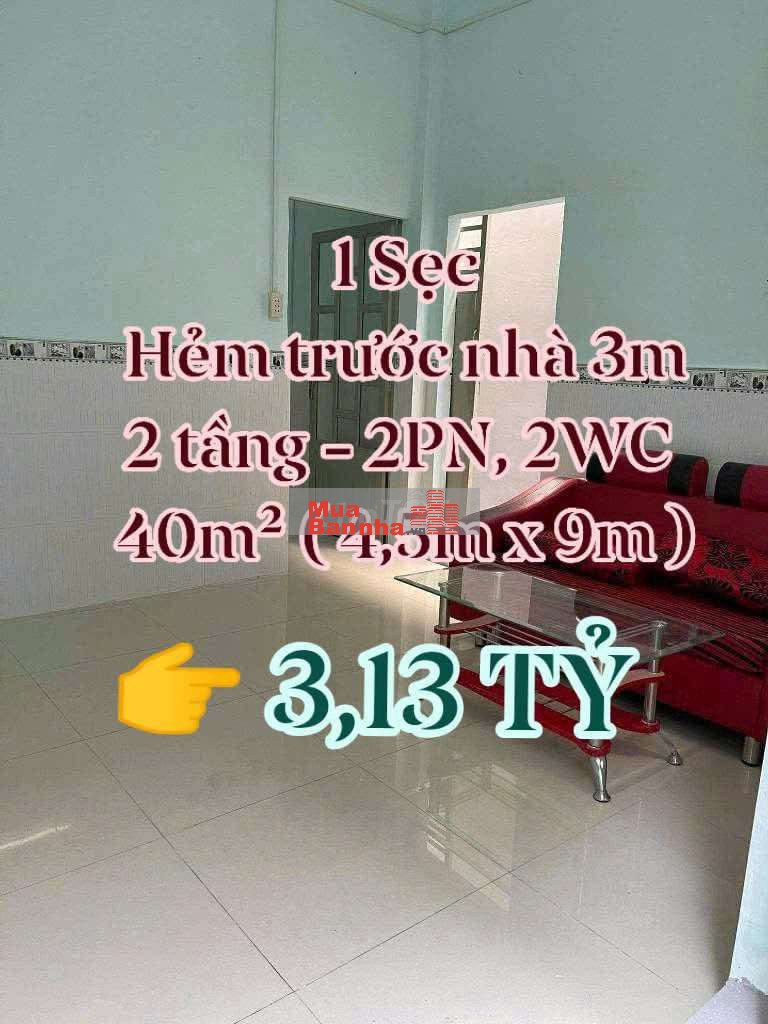 Bán nhà Gò Vấp, Hẻm trước nhà 3m, 1 sẹc Phạm Văn Chiêu - 393