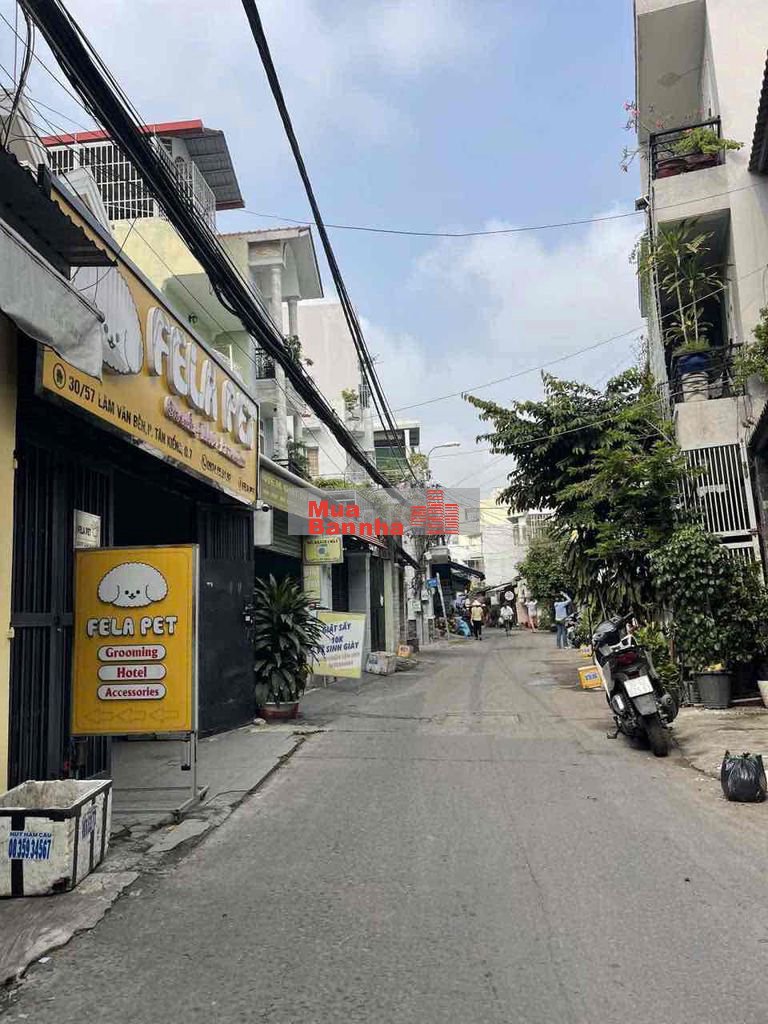 BÁN NHÀ HẺM XE TẢI TRÁNH LÂM VĂN BỀN - 100M (5x20m) - 4 TẦNG - TẶNG NT