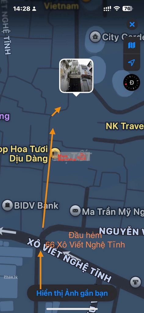 🌟 HIẾM CÓ! nhà hẻm đẹp Xô Viết Nghệ Tĩnh (P.21-Bình Thạnh cũ) 5.3 tỷ