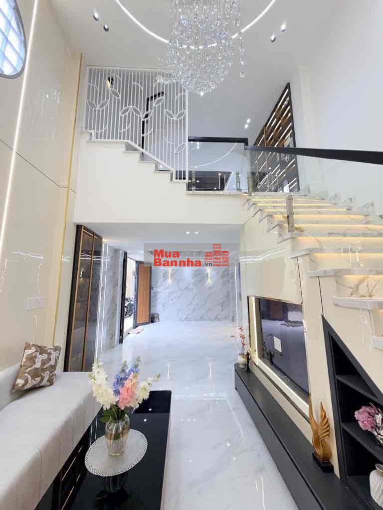 XÂY MỚI 4 TẦNG - Ô TÔ TRÁNH CÁCH 1 CĂN - TK LỬNG NGƯỢC - GẦN CITYLAND