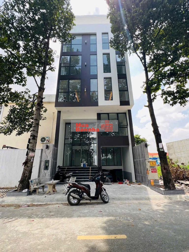 Tòa VP Hầm 6 Tầng MT Đường số 57 Thạnh Mỹ Lợi Q2- 5x20m (100m2) 32 tỷ